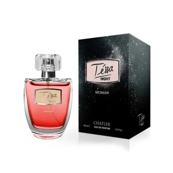 EAU DE PARFUM TESSA NIGHT WOMAN 100ML---- MARCA CHATLER----- Fragancia Duradera - 1