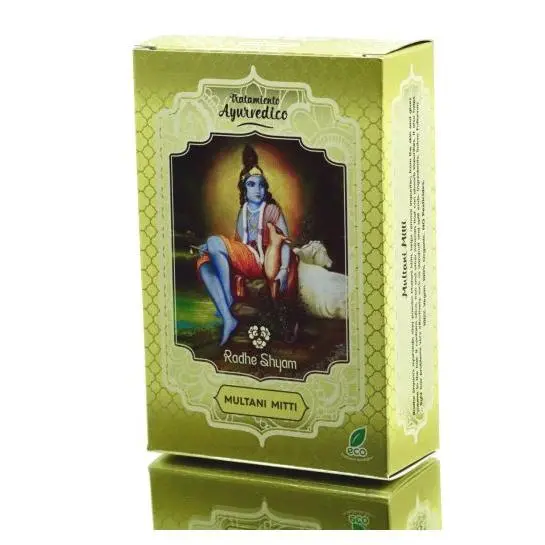 Radhe Shyam Tratamiento Capilar Multani Mitti - Pasta Natural para el Cabello - 1