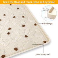 Alfombrilla Para Mascotas Placemat Para Alimentos De Perro Y Gato Silicone Impermeable Almohadilla De Comida Y Bebida Para Perros Y Gatos - details 5
