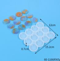 Molde De Silicona Reutilizable Para Joyería 1PC Molde De Mariposa Para Colgantes Aretes Y Llaveros Epoxy Resina Herramientas DIY Formas Redondas Y Ovaladas - details 9
