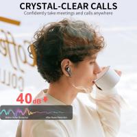 Auriculares Inalétricos Bluetooth,Auriculares Bluetooth 5,3 con 4 Micrófonos HD Estéreo HiFi, Resistant IPX7 Al Agua - details 2