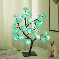 Lámpara De Noche En Forma De Rosas Con 24 LED Luz Fairy USB Para Decoración De Hogar Fiesta Navidad Boda Dormitorio Regalo - details 2