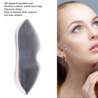Tablero De Masaje Gua Sha Con Borde Cepillo De Acero Inoxidable 304 Herramienta Smoother Para Alivio Del Dolor En Tissue Suave Cuidado Del Cuerpo - details 2