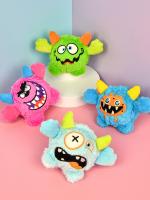 Juguetes De Peluche Para Perros Con Sonido Monstruo Divertido Compañero Para Atraer La Atención De Los Perros Material De Goma Origen China - details 2