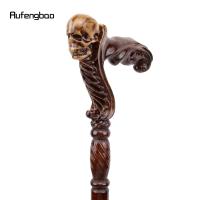 Bastón De Madera Marrón Con Diseño De Cráneo Para Moda Y Vampire Cospaly Fiesta Decorativo Mace Varita Halloween 93cm - details 5