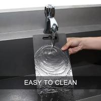 Tablas De Corte De Acero Inoxidable 304 De Grado Alimenticio Doble Cara Para Cocina Resistente Al Desgaste Fácil De Limpia - details 4