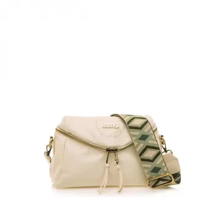 Bolsos sport de mujer MUSTANG ALEDO C58256 BANDOLERA CINTA ETNICA CREMA 35915 25V - 1