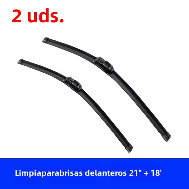 LimpiaParabrisas De Coche Para Nissan Micra K12 2002-2010 LimpiaParabrisas U Tipo De Goma Suave Sin Hueso HD Silencioso Duradero 21 "+18" - 1