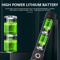 Linterna Táctica De Láser Y LED Blanca 15000 Lumens Zoomable Impermeable Torcha Ajustable Para Camping Y Senderismo Al Aire Libre - details 1