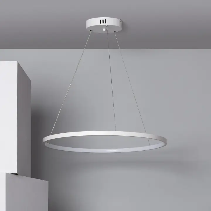 Ledkia Lámpara Colgante LED 20W Metal CCT Seleccionable Ivalo Blanco - 1