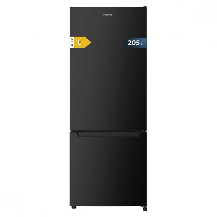 Cecotec Frigorífico combi Bolero CoolMarket Combi 205 DF Black E - 1