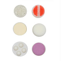 Pack Cepillo de limpieza Facial con 6 cabeza de masaje, dispositivos de estiramiento Facial 6 en 1 masajeador Facial eléctrico limpiador de poros faciales con 6 cabezales de cepillo para acné, manchas negras, piel muerta y maquillaje - details 3