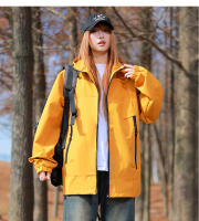 Chaqueta De Senderismo Para Mujer Impermeable Y a La Viento Con Capucha Ropa De Trabajo Para Montañismo Deporte De Otoño E Invierno Estilo High Street - details 16