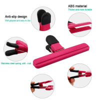 LMETJMA Grande Bolsa De Alimentos Con Clip Plástico Tamaños Variados Sello Tightly Grip Para Café Pan Bolsas KC0327 - details 2