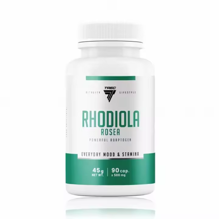 Rhodiola | Energía y Regulación del Estrés | 90 Cápsulas de 500mg | Reducción de Fatiga | Mejora del Estado de Ánimo | Adaptógeno Natural | TREC NUTRITION - 1