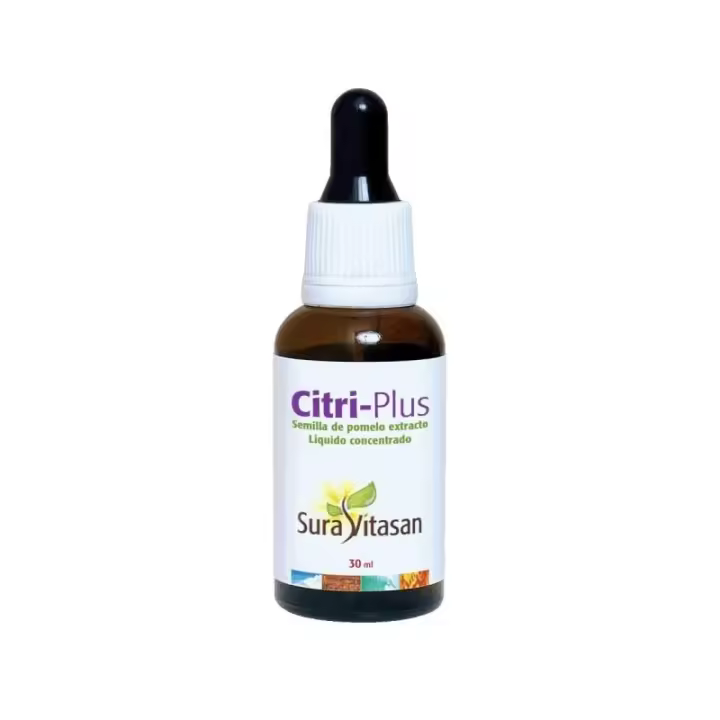 Sura Vitasan Extracto de Semilla de Pomelo Citri-Plus Líquido 30 Ml - Desinfectante y Fungicida - 1