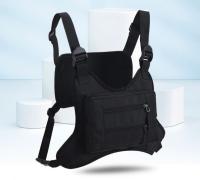 MEJORADA DL-42 Bolso de chaleco táctico de pecho, mochila de arnés ajustable con múltiples bolsillos, cómoda y transpirable, ideal para deportes al aire libre, senderismo, ciclismo, camping y uso diario - details 13