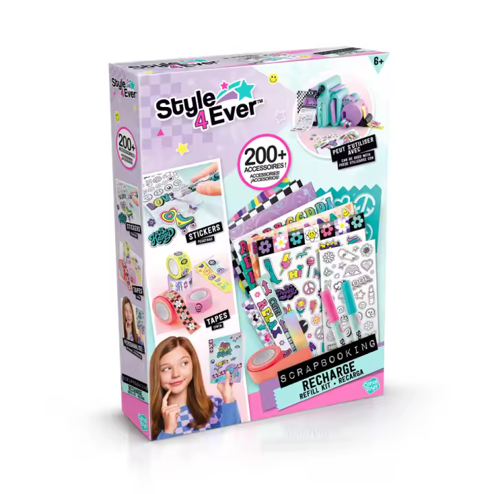 Repuesto Taller de decoración - Scrapbooking 3 in 1 Station Refill - Style 4 Ever - Canal Toys - OFG283 - 1