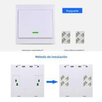 Interruptor Inalámbrico CENFAYA 433HMz 10A Relé Para Luz LED Lámpara Ventilador 86 Panel De Pared Compatible Con 110V 220V 230V - details 7