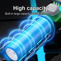 Linterna Con Batería Recargable Fuerte Lámpara De Trabajo LED Alta PotenciaLinterna Recargable Impermeable Con Distancia De Iluminación De 100-200 M - details 0