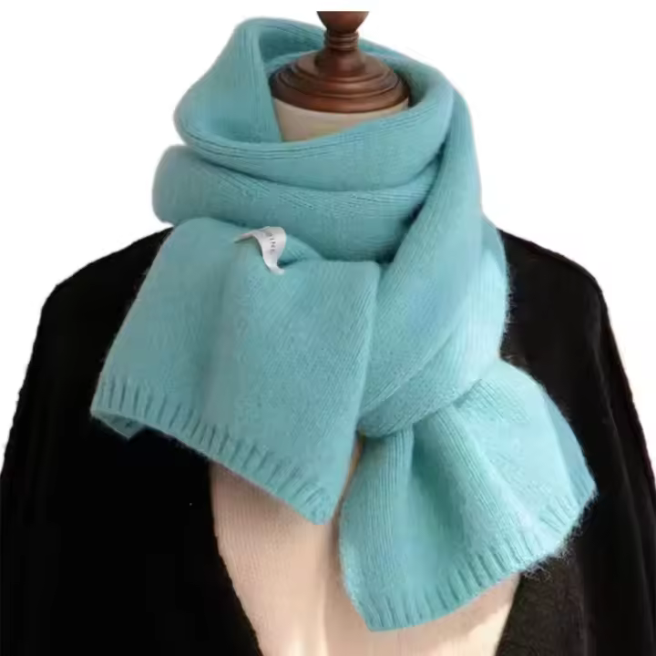 Bufanda De Lana Ganchillo Moda Para Hombres Y Mujeres Impermeable Térmica Gruesa Para Otoño E Invierno Adecuada Para Motocicleta Y Esquí - 1