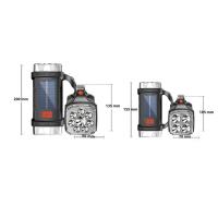 Linterna LED Solar De 5000mAh COB Farol De Trabajo Luz De Camping Impermeable Portátil Con Carga USB Y Como Power Bank - details 15