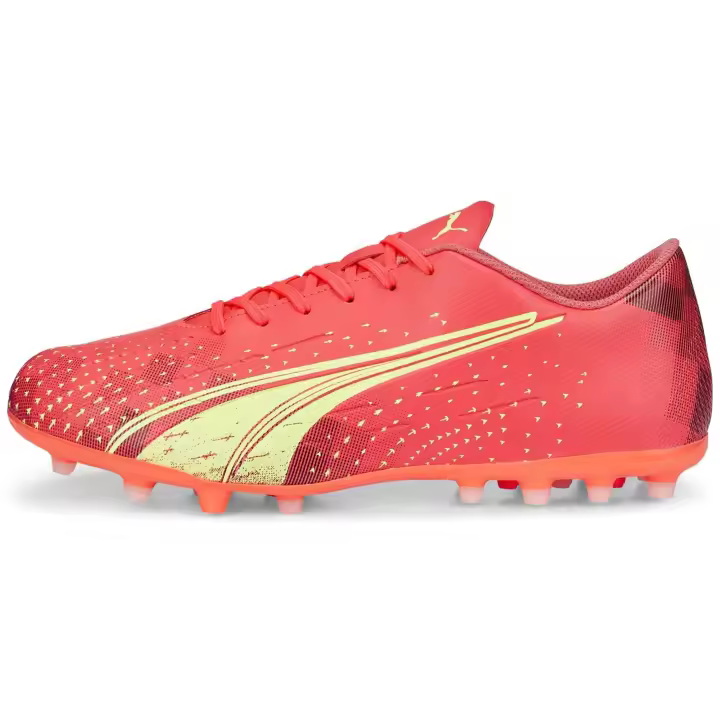 Botas de Futbol Puma Ultra Play Mg para unisex en color rojo - 1
