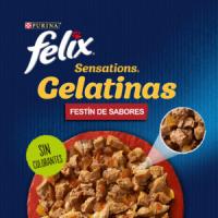 FELIX - Sensations Gelatina (24x85 gr) - Comida Húmeda Festín de Sabores (Buey, Pollo, Pato y Cordero) (2 Cajas de 12x85 gr) - details 0