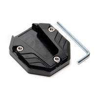 Extensor De Pies Para Motos Y Scooters Universal Base Ampliada Antideslizante Placa De Soporte Metálica Para Motocicleta Y Bicicleta - details 1