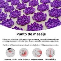 Almohada De Masaje De Acupuntura Y Moxibustión De Lotus Relajación Material De Palma De Coco Y Lino Natural - details 0