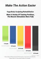 Set De 7 Piezas Bandas De Resistencia Para Yoga Anillos De Goma Entrenamiento De Fuerza Equipo De Gimnasio Portátil Ejercicios De Expansión - details 8