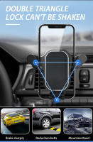 Soporte De Teléfono Para Coche Con Bloqueo De Gravedad Y Ajuste Flexible De 360 Grados Soporte Universal Para Automóvil Para Teléfonos Móviles De 4 a 7 Pulgadas - details 2