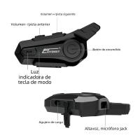 Intercomunicador De Casco X1 plus Motor Bluetooth 5.0 Headset Inalámbrico Para Motocicleta Con Altavoz Interfono Manos Libres 1000m - details 10