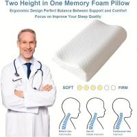 Almohada De Memoria 1pc Funda De Algodón Tejida Core De Poliuracano Rebound Lento Sensibilidad Al Temperatura Para Anti-silbido - details 7