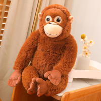 Juguete De Peluche Gorila Realista Para Niños Regalos De Cumpleaños Animal De Zoo Wild Onez Juguete Suave De Algodón PP - details 2