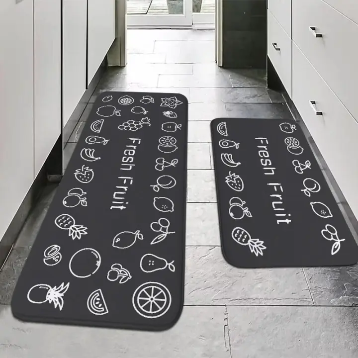 Alfombra De Absorción De Agua Multifuncional Para Cocina Y Baño Antideslizante Lavable En Máquina Características Adultos Uso Doméstico Hotel Piso Baño - 1