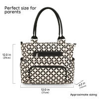 Set De 7 Bolsos Para Mudar El Bebé Multifuncional Tote Bag Mummy Bolsa De Viaje Con Alforja Para Bebé Material De Tela Cierre De Cremallera - details 37
