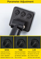Lámpara De Fosa LED Con Sensor De Movimiento PIR Luz Blanca 100W IP66 Impermeable Para Jardín Fuente De Iluminación Exterior - details 4