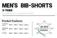 X-TIGER Shorts De Ciclismo Para Hombre Con Bolsillos Tights De Montaña Y Carretera Profesionales Para Ciclismo De Larga Distancia - details 1