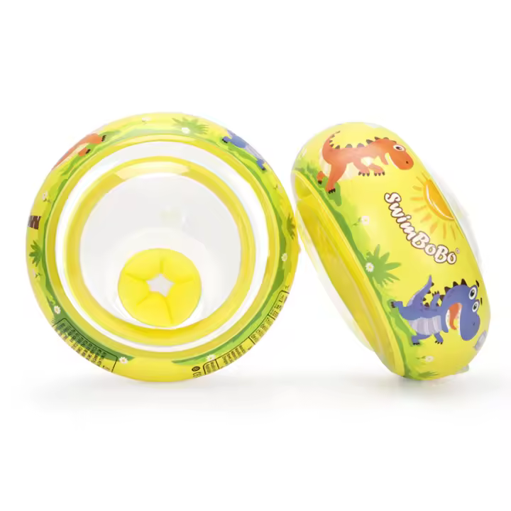 Anillo inflable para brazo Swimbobo para niños, PVC, doble bolsa de aire, mangas de natación con dibujos de animales (2025) - 1