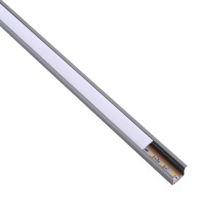 LEDBOX Perfil de aluminio LED LUX SMD2025, DC12V, 8W, 100cm, Blanco cálido. Perfiles para tiras LED, Perfiles con tira led - 1