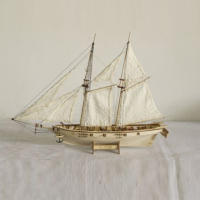 Nueva Kit De Construcción De Barco DIY 2024 Modelo Antiguo De Madera Hevey Barco Sailing Decoración Para Escritorio De Hogar - details 4