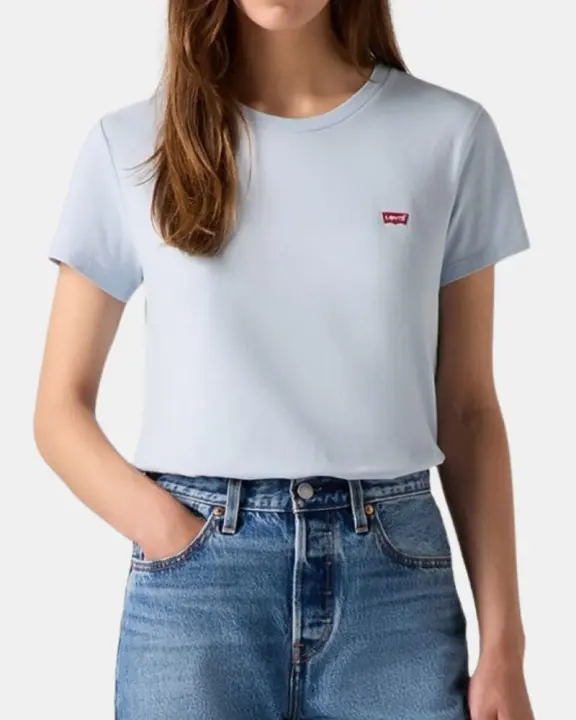LEVIS 39185 0361 PERFECT Camisetas Manga corta Mujer Azul - 1