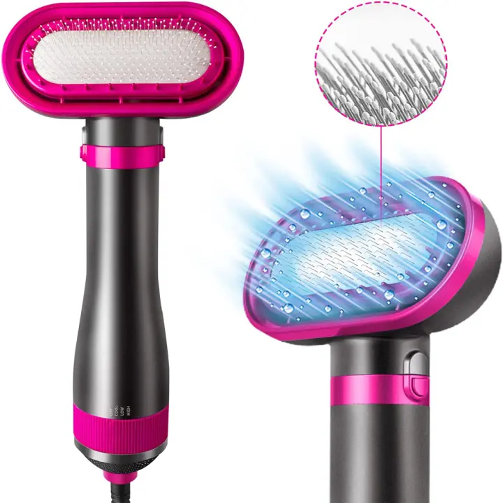 PORCHEDDU Secador para Perros Silencioso para Perros Pequeños y Gatos Secador de pelo portátil 2 en 1 para el cuido de Perros con peine de piel Secador de pelo secador para mascotas 300W - 1
