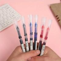 10Pcs/set Bolígrafos De Gel De Alta Calidad Tipo Aguja Líquido Recto Para Escuela Y Oficina Suministros Kawaii De Estación - details 2