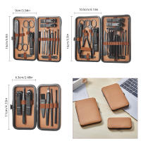 Juego De Tijeras Para Uñas De Acero Inoxidable Con Estuche Portátil Herramienta De Aseo Verde Manicura Y Podología - details 8