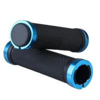 Puños de manillar de Bicicleta con bloque Azul (paquete de 2) - details 1