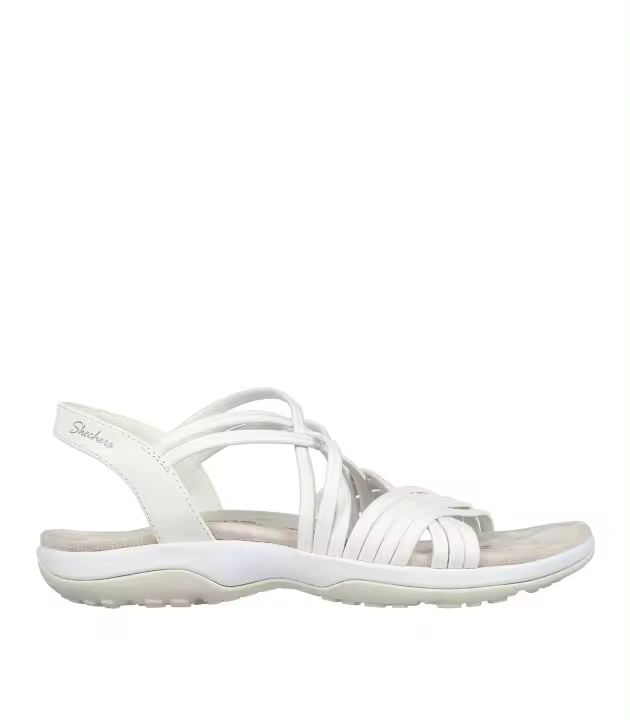 Sandalias mujer Skechers Reggae Slim Sunnyside 163185 elástica en blanco - 1