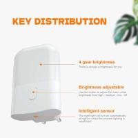 Interruptor De Luz Nocturna Con Sensor De Luz Automático LED Ajustable Para Dormitorio Y Escaleras Luz Noturna Para Niños - details 8