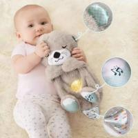 Muñeco De Peluche Suave Para Bebés Otter Soothing Con Música Y Luz Compañero Para Dormir Para Niños Y Niñas Regalo Ideal - details 17